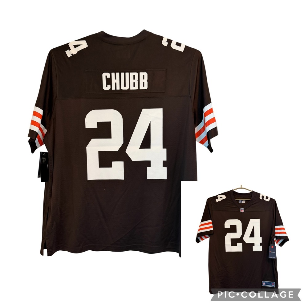 NFL Pro Line Cleveland Browns Nick Chubb 24 Jersey Brown 3XL 428M NEW READ